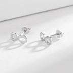 Ladies earrings in infinity design made of high-quality material Fashion Glam