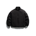 Men's insulation jacket in boxy cut with stand-up collar, raglan sleeves and two-way zip Fashion Glam