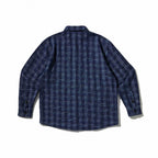 Unisex Boxy Overshirt Jacket made of lightweight cotton blend with check pattern and chest flap pocket Fashion Glam