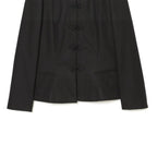 Women's Tailored Short Blazer with Mandarin Stand Collar and Decorative Frog Closures Fashion Glam