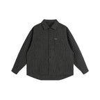 Unisex Oversize Shirt Jacket with boxy cut, shirt collar and patch breast pocket Fashion Glam