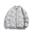Unisex Kastig padded short jacket with circular quilting, round neckline and contrast piping Fashion Glam