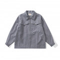 Unisex Kastige Worker-Overjacket made of canvas with full-length zipper, chest flap pocket and patch hand pockets Fashion Glam