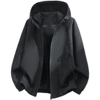 Men's technical hooded softshell jacket with adjustable hood and utility pockets Fashion Glam