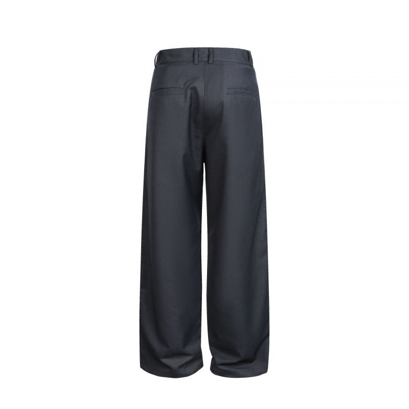 Women's Wide Cargo Pants with Checked Pattern Inserts and Decorative Button Plackets Fashion Glam