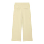 Women High-waisted wide Culotte pants with crease and pleats Fashion Glam
