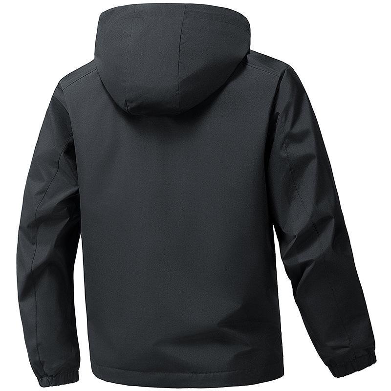 Men's technical hooded softshell jacket with adjustable hood and utility pockets Fashion Glam