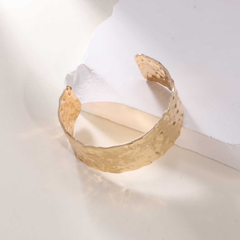 Ladies Open Cuff Bracelet with Artistic, Organic Design Fashion Glam