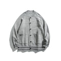 Unisex Boxy Cardigan made of fine knit with raglan sleeves and patch pockets Fashion Glam