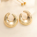 Women's earrings with elegant curved design Fashion Glam