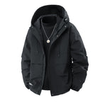 Men's Water-Repellent Urban Parka Jacket with Adjustable Hood and Multifunctional Pockets Fashion Glam