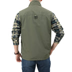 Men's Angler and Photography Vest with Versatile Pockets and Practical Closure Fashion Glam