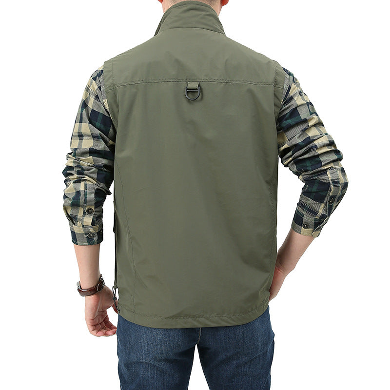 Men's Angler and Photography Vest with Versatile Pockets and Practical Closure Fashion Glam