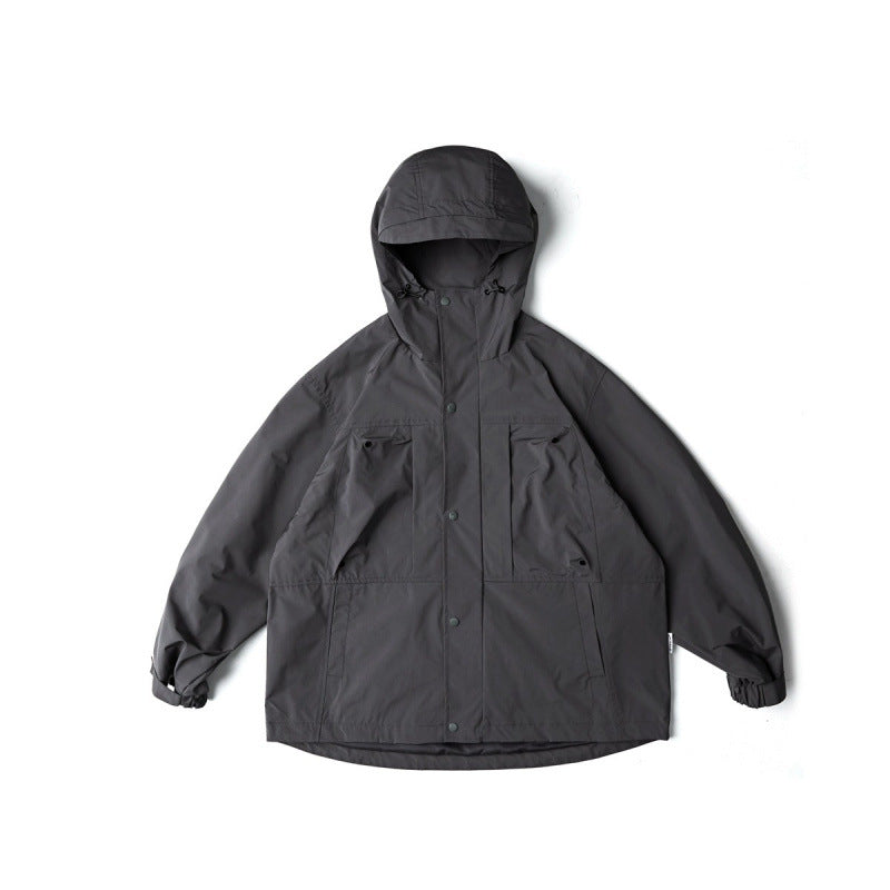 Unisex Water-Repellent Oversize Parka Jacket with Hood and Multifunctional Pockets Fashion Glam