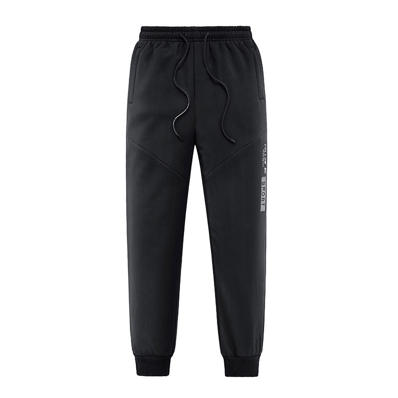 Men's Sportive Jogging Pants in Tapered Fit with Drawstring and Elastic Cuffs Fashion Glam