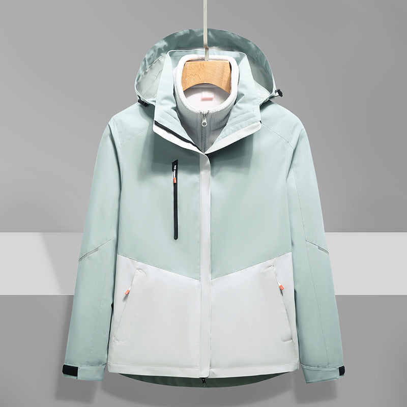 Men's Softshell Outdoor Jacket with Hood, windproof and waterproof Fashion Glam