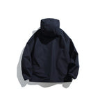 Unisex Lightweight Tech Rain Jacket with Asymmetrical Zipper Fashion Glam