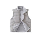 Unisex Lightweight padded thermal vest with stand-up collar and zipper Fashion Glam