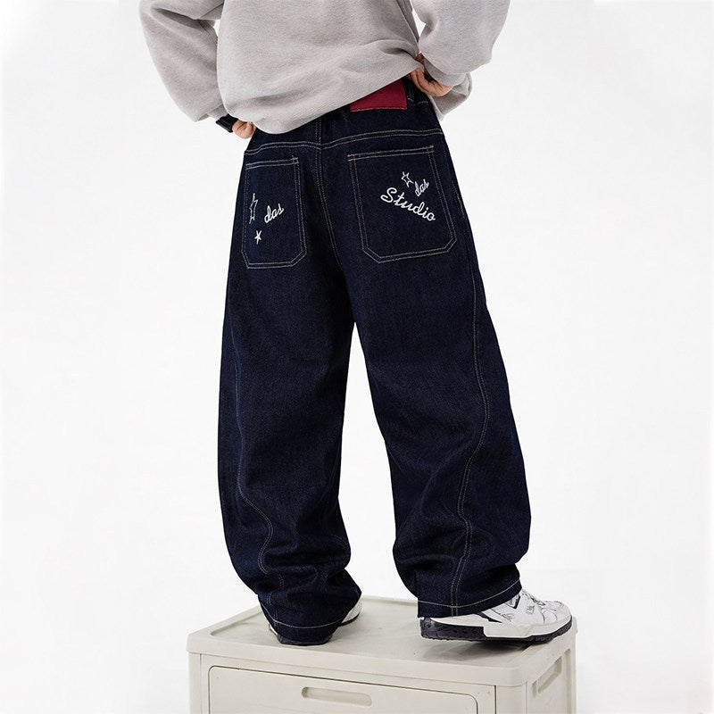Boys casual wide-cut denim pants Fashion Glam