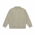 Unisex Oversize Knit Cardigan with V-neck, full button placket and patch side pockets Fashion Glam
