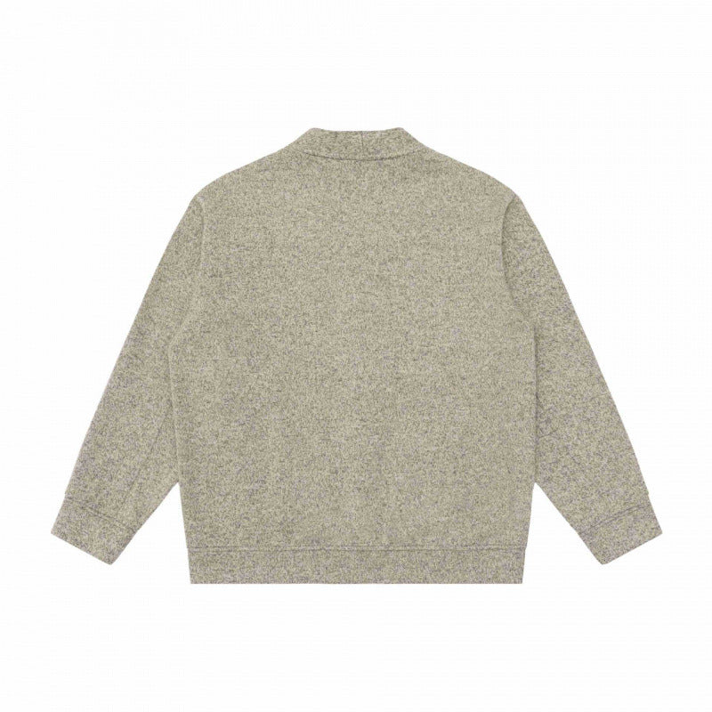 Unisex Oversize Knit Cardigan with V-neck, full button placket and patch side pockets Fashion Glam