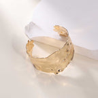 Ladies Open Cuff Bracelet with Artistic, Organic Design Fashion Glam