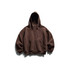 Unisex Oversize Zip-Hoodie with high collar and kangaroo pockets Fashion Glam