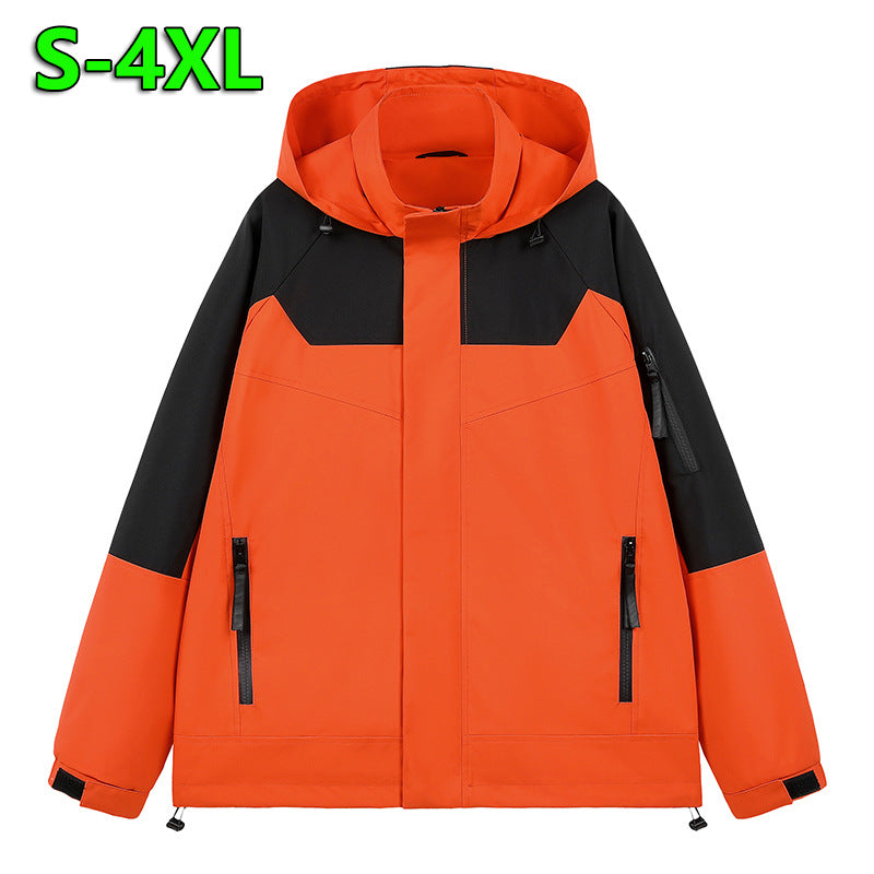 Men's water-repellent technical urban hoodie jacket with ergonomic hood, concealed zipper, and seam-sealed utility pockets Fashion Glam