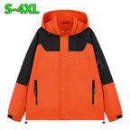 Men's water-repellent technical urban hoodie jacket with ergonomic hood, concealed zipper, and seam-sealed utility pockets Fashion Glam
