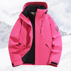 Women's Technical Ski and Winter Jacket with Removable Inner Jacket and Welded Seams Fashion Glam