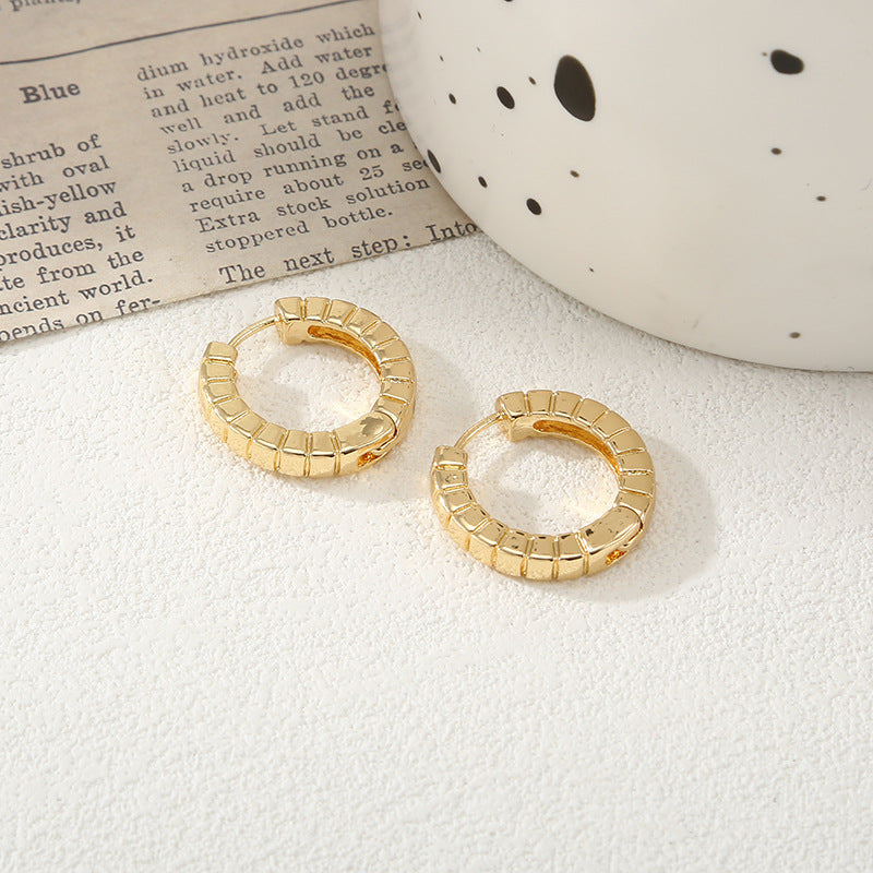 Women's hoops in modern bamboo design Fashion Glam