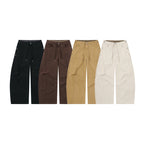 Unisex Wide Balloon Pants with Elastic Waistband, Drawstring, and Distinctive Seam Panels Fashion Glam