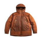 Unisex Oversize padded hoodie with diagonal zip pockets and adjustable hem Fashion Glam