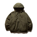 Men's lightweight wind and water-repellent hoodie jacket in boxy oversized cut with elastic cuffs Fashion Glam