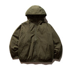 Men's lightweight wind and water-repellent hoodie jacket in boxy oversized cut with elastic cuffs Fashion Glam