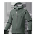 Men's Lightweight Softshell Hoodie Jacket with Windproof Breathable Membrane and Ergonomic Cut Fashion Glam