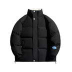 Unisex padded sleeveless quilted jacket with high stand-up collar, thermal insulation and drawstring hem Fashion Glam