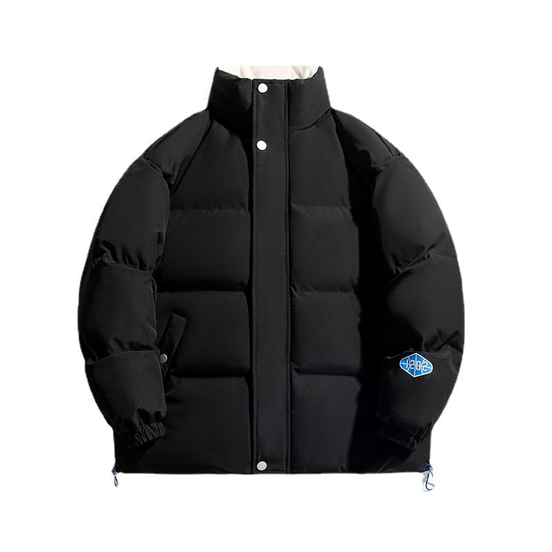 Unisex padded sleeveless quilted jacket with high stand-up collar, thermal insulation and drawstring hem Fashion Glam