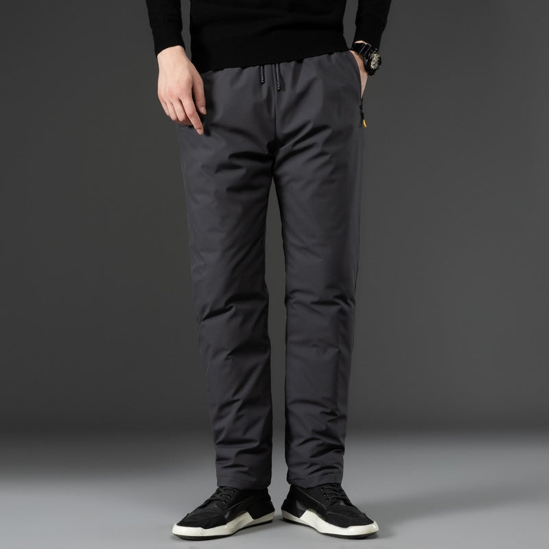 Men's Technical Jogging Pants with High Comfort Waistband, Tapered Cut and Stretch Fabric Fashion Glam