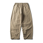 Unisex Wide Cropped Pants with Drawstring, Elastic Waistband and Distinctive Seam Panels Fashion Glam