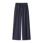 Women's wide Palazzo pants with elastic waistband and drawstring Fashion Glam