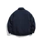 Unisex Boxy padded shirt jacket with snap buttons, chest pocket and thermal lining Fashion Glam