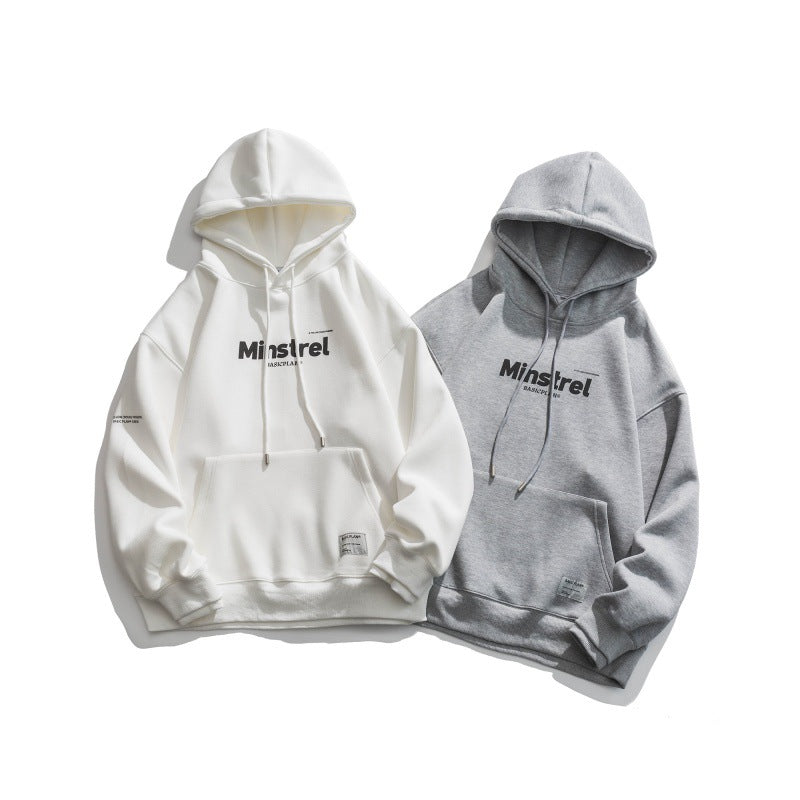 Unisex Oversize Hoodie with minimal logo print, fleece inner lining and kangaroo pocket Fashion Glam