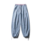 Unisex locker cut tech jogging pants with elastic waistband, distinctive flatlock seams and drawstring Fashion Glam