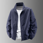 Men's Ultra-Lightweight Urban Windbreaker with Stand-Up Collar, Two-Way Zipper and Elastic Cuffs Fashion Glam