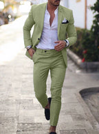 Fashion Glamstylish two-piece men's suit
