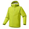 Men's Technical Softshell Hoodie Jacket with Hood, windproof membrane and ergonomic fit Fashion Glam