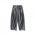 Men's Wide Pleated Culotte Pants with Low Crotch Fashion Glam