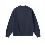 Unisex Oversize Sweatshirt with side snap button plackets, ribbed cuffs and round neck Fashion Glam
