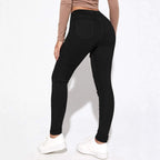 Women's high-waisted super stretch jeans in skinny fit with pronounced destroy rips Fashion Glam